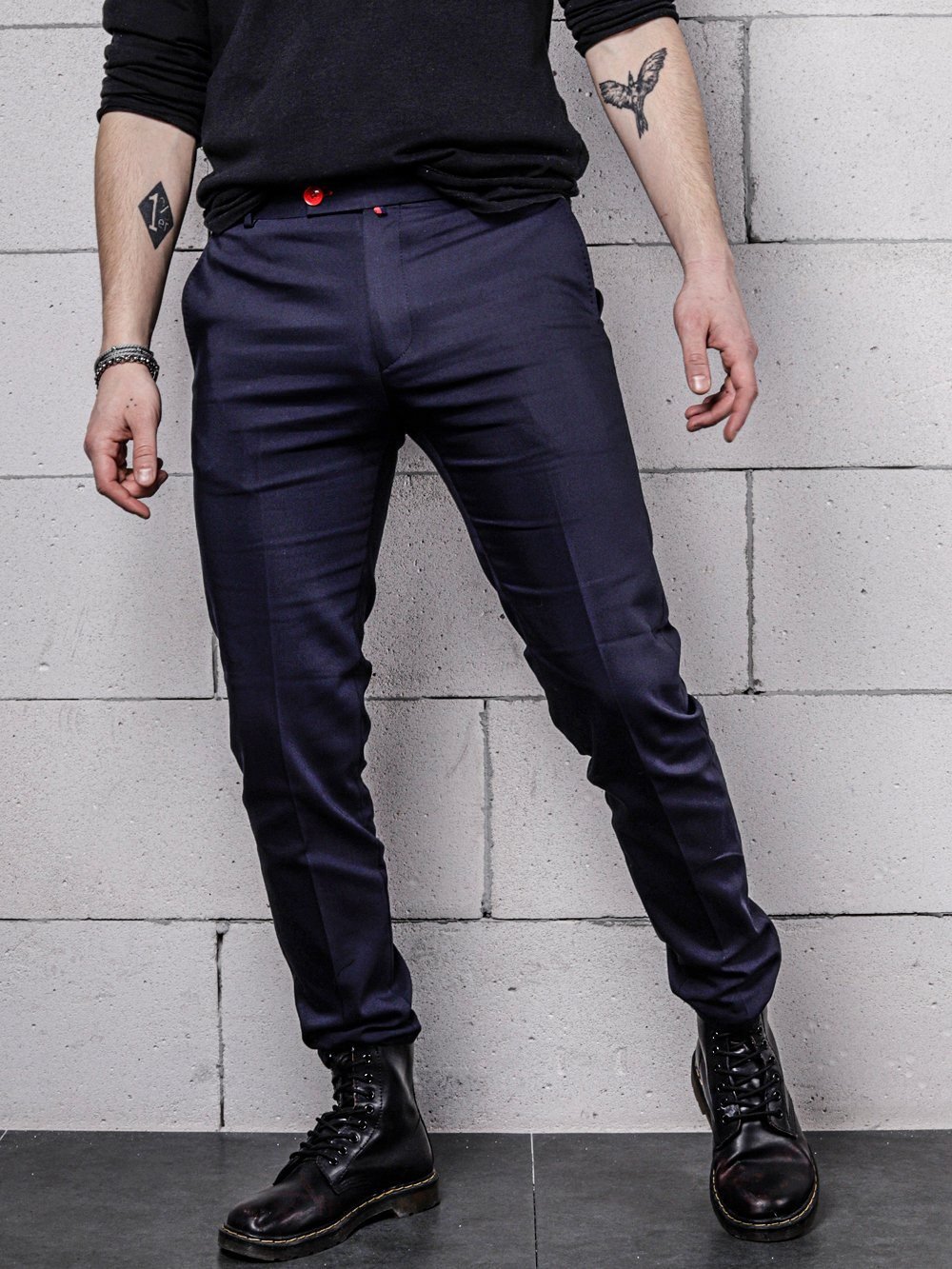 AUBERGINE Pants SERNES-SCR 